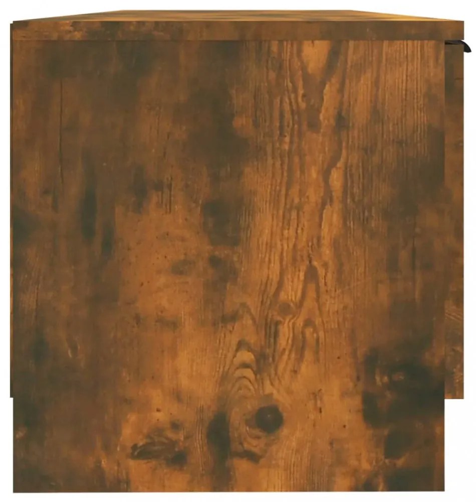 füstös tölgy színű szerelt fa TV-szekrény 102 x 35 x 36,5 cm
