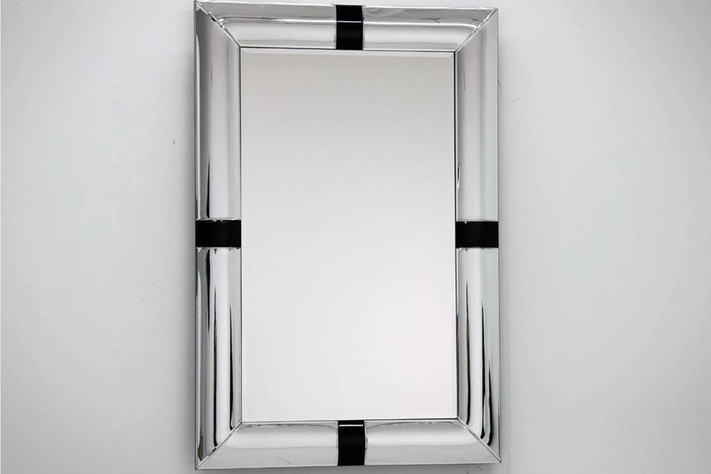 FLEUR BLACK design tükör - 120cm