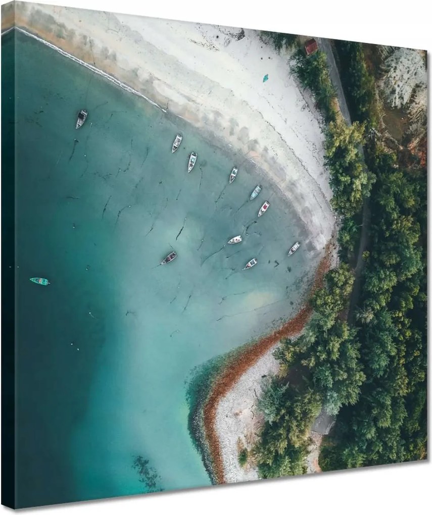 Vászonkép 30x30 Trópusi pálmafák szigete