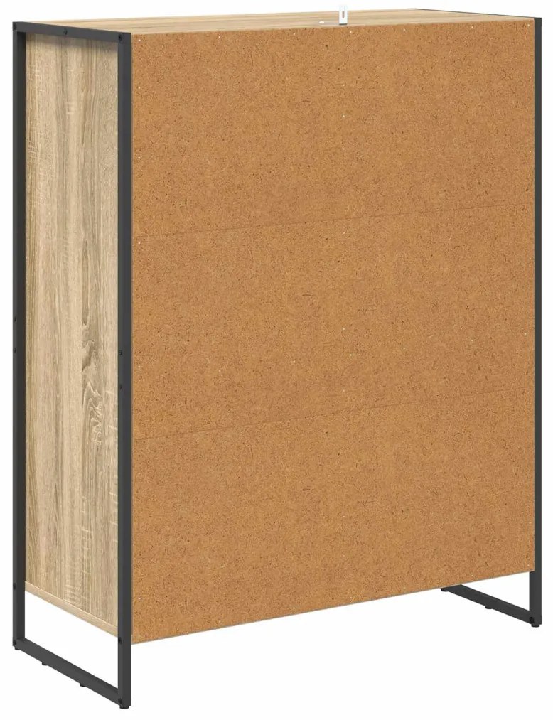 Cipőszekrény tárolóval ajtóval Sonoma 79 x 36 x 100 cm Faanyag