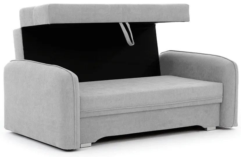 Kihúzható 2 személyes kanapé LAINE, világosszürke