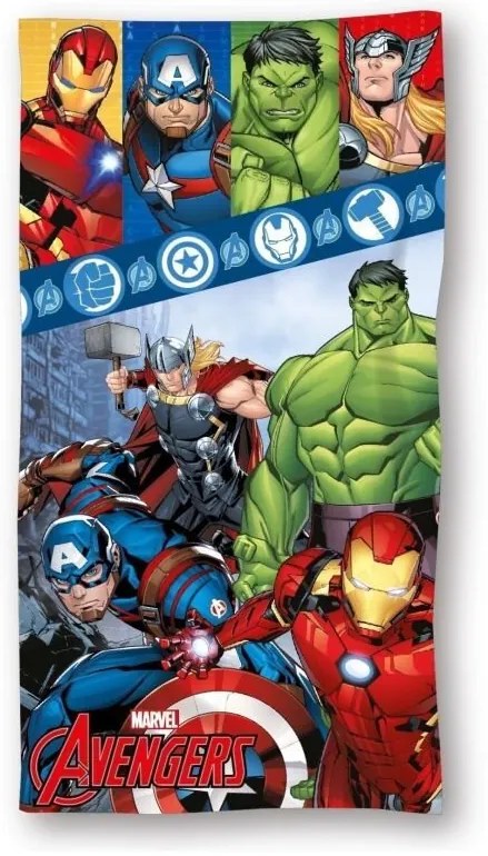 Gyermek törölköző Avengers 70X140cm Setino