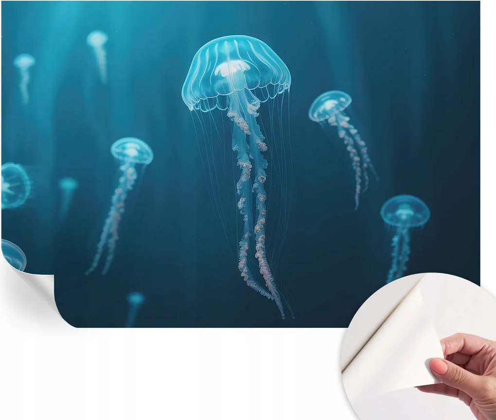 Öntapadós tapéta Falfestmény Prémium Tengeri elegancia 152x104 cm