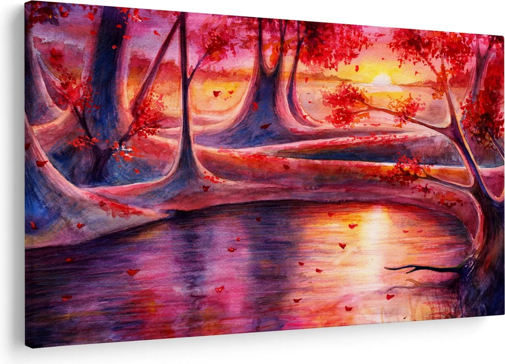 Egy varázslatos erdő képe (90x60 cm)