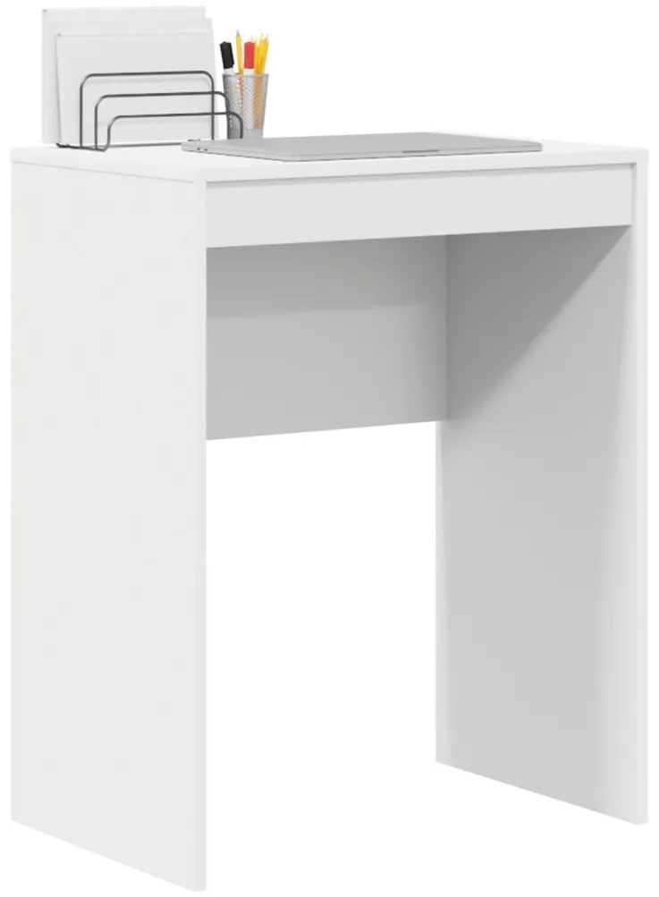 Minimalista íróasztal Fehér Forgácslap 60 x 40 x 76 cm Tartós