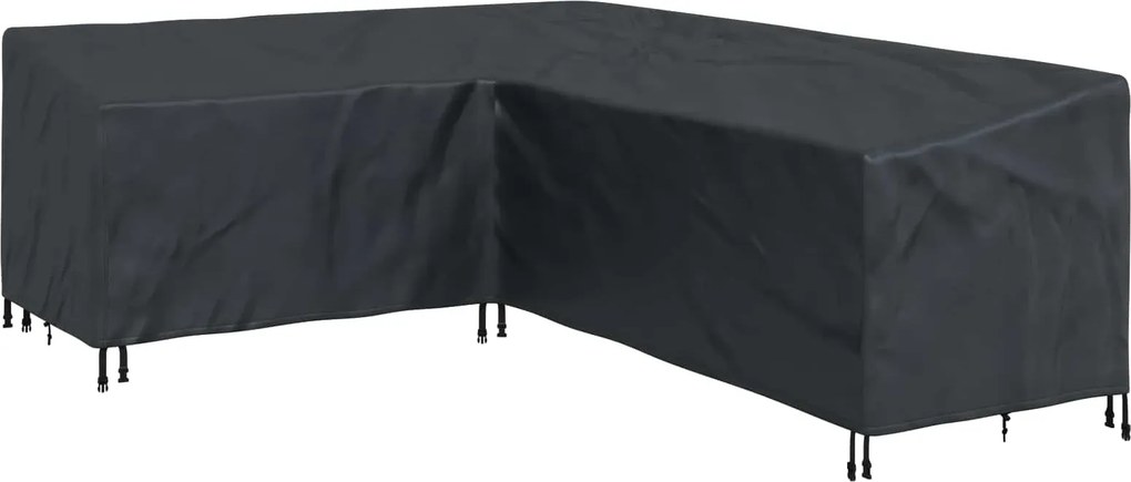 vidaXL Bútor takaró Fekete 250 x 180 x 80 cm 420D Oxford Szövet