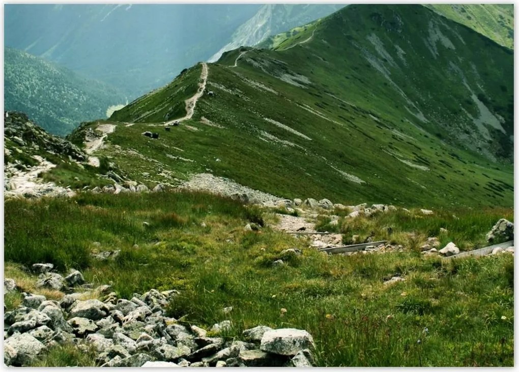 Poszterek 70x50 Tátra Lengyel hegyek Kilátás