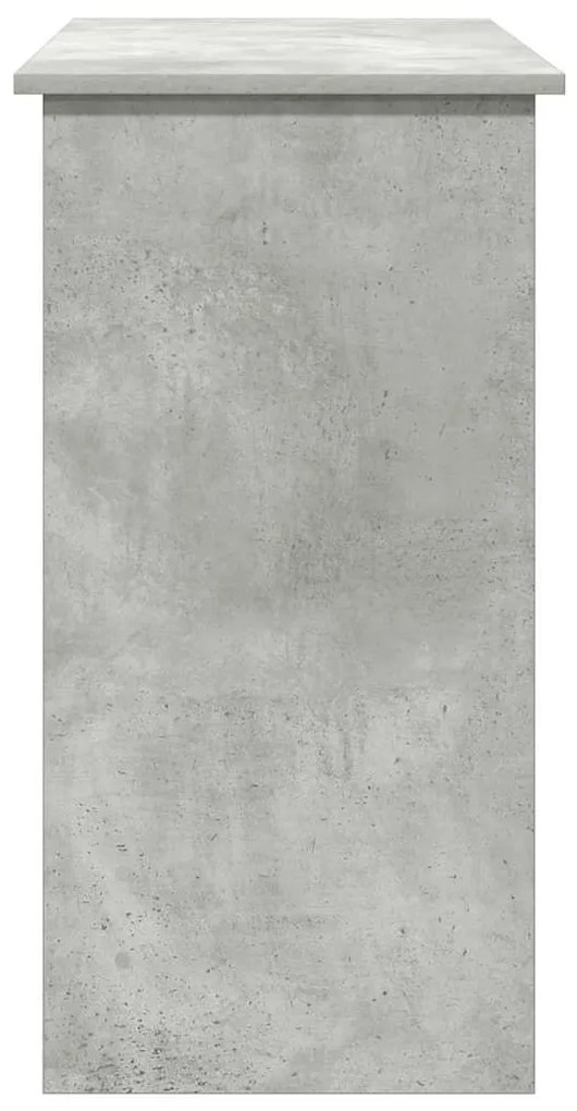 betonszürke forgácslap íróasztal 80 x 40 x 75 cm
