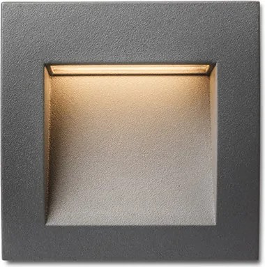 RENDL GORDIQ S süllyesztett lámpa antracitszürke 230V LED 1.5W IP65 3000K