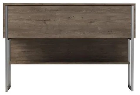 Komód Luxe - Silver, Walnut