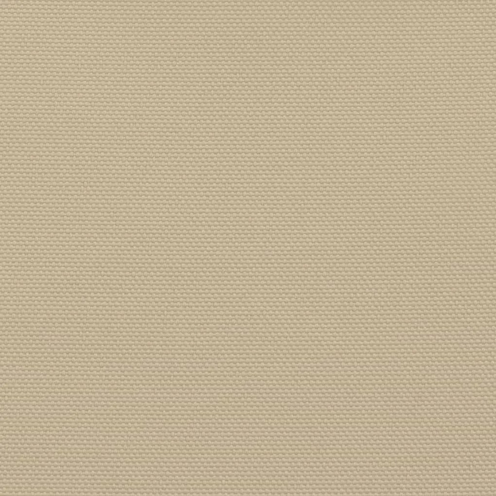bézs 100% oxford poliészter erkélyparaván 75 x 800 cm