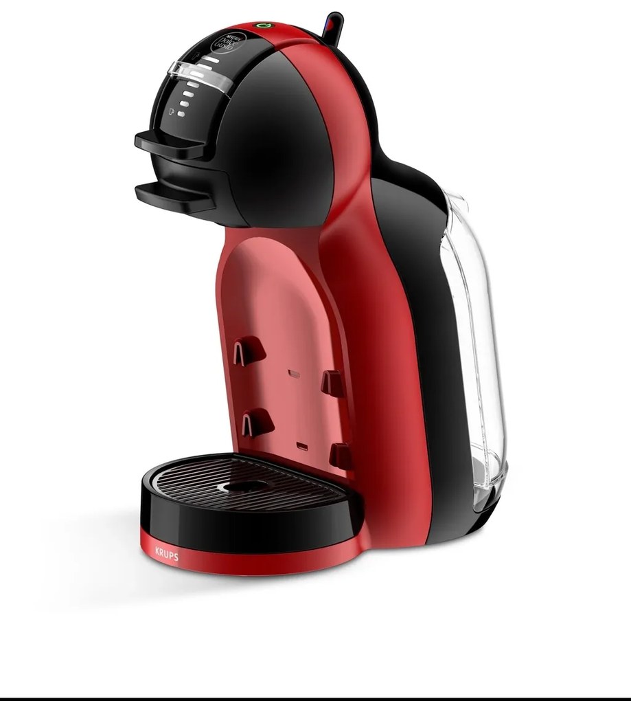 Krups Kávéfőző, Dolce Gusto Mini Me, 1500 W, 15 bár, 0.8 L tároló űrtartalma, piros, fekete