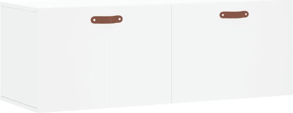 vidaXL fehér szerelt fa faliszekrény 100 x 36,5 x 35 cm
