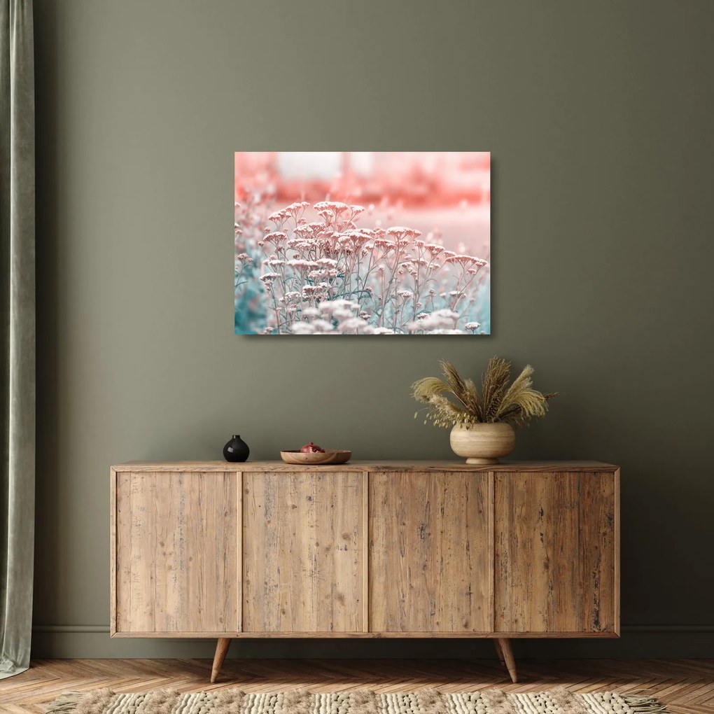 Kép - Réti virágok (üvegen) (70x50 cm)