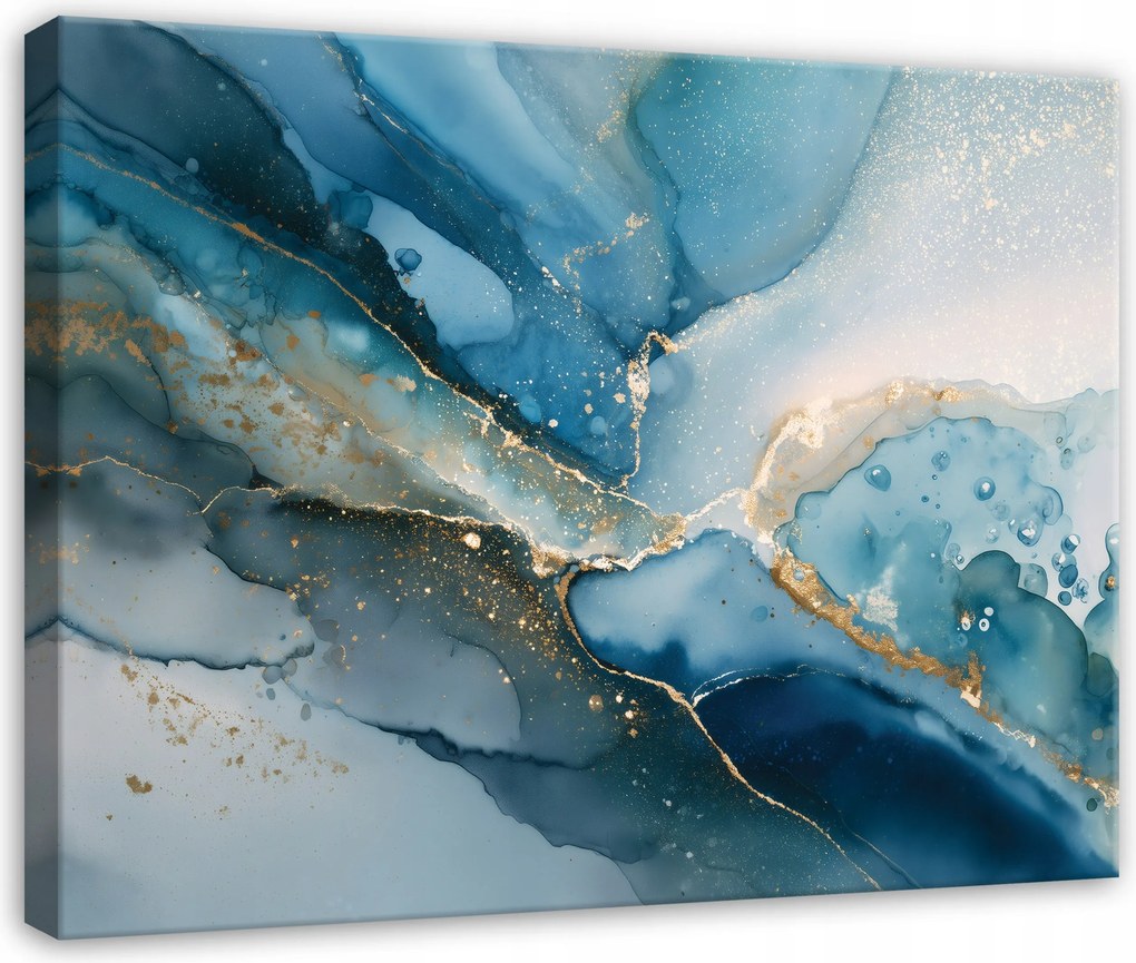 Vászonkép Márvány Absztrakt Glamour Arany Nappali Hálószoba Vászon 40x30