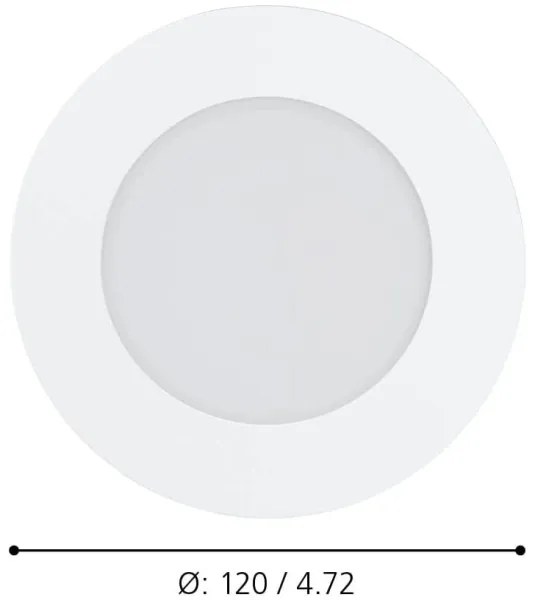 Eglo 900101 - LED Fényerőszabályozható fürdőszobai lámpatest FUEVA-Z LED/5,4W/230V IP44