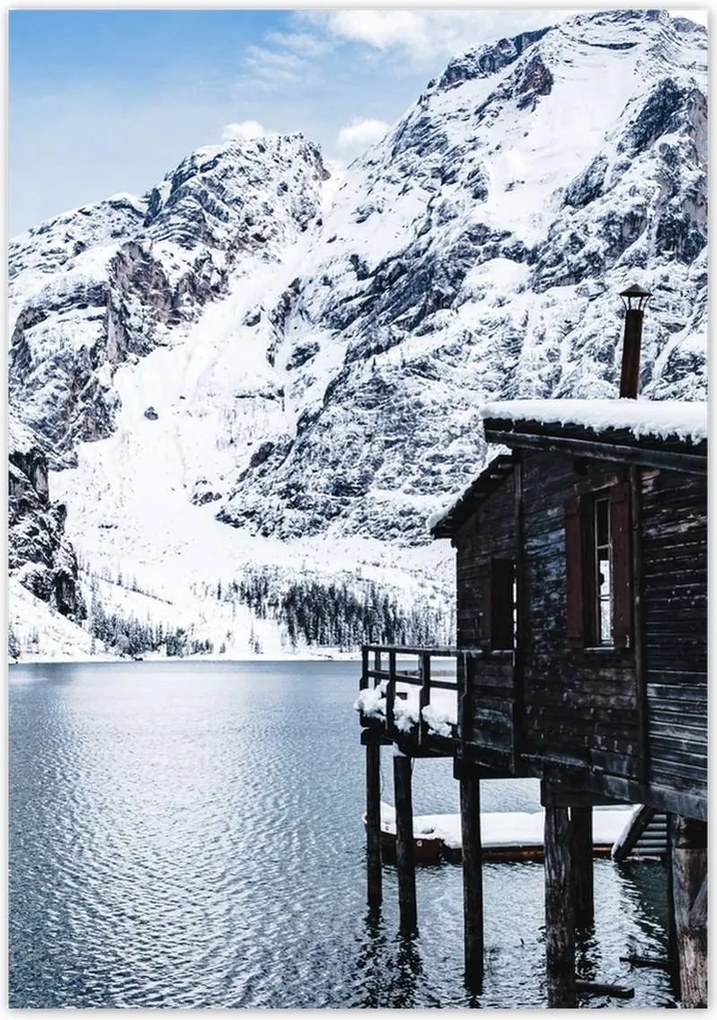 Poszterek 70x100 Téli kilátás a hegyekkel