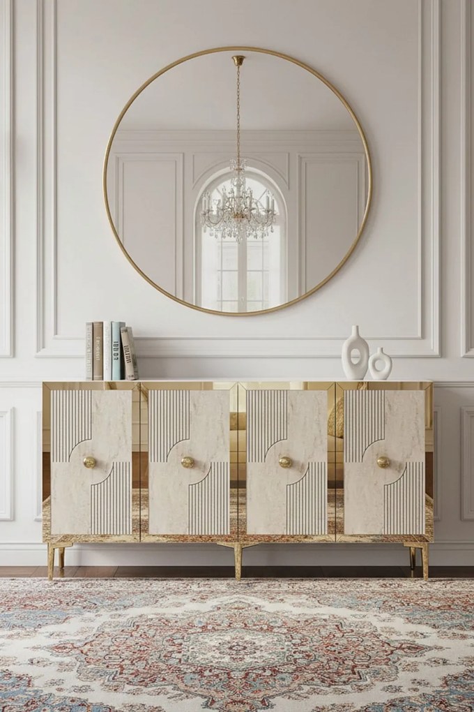 Pega 150 - White, Travertine, Gold