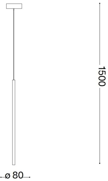 Ideal Lux - LED Csillár zsinóron FILO LED/3,5W/230V 3000K CRI 90 réz