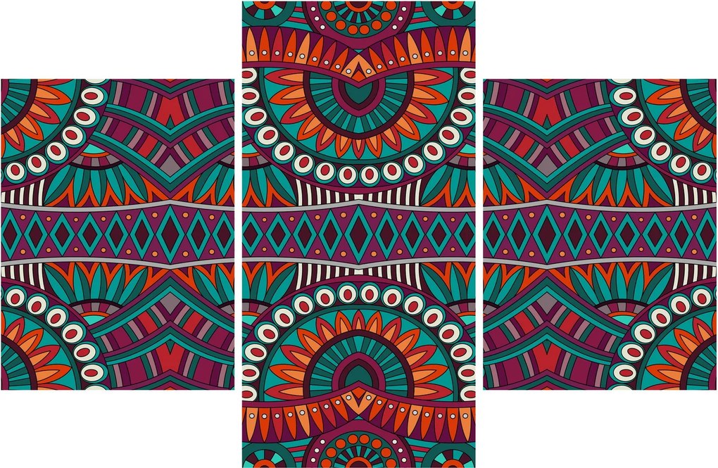 A díszítő absztrakció képe (90x60 cm)