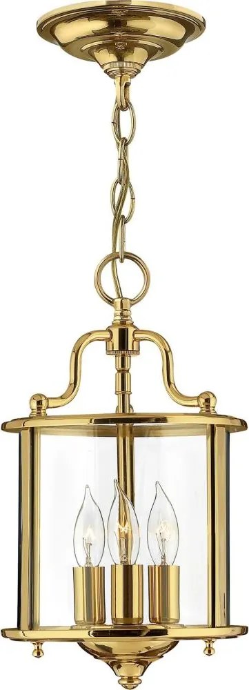 Hinkley HK-GENTRY-P-S-PB - GENTRY láncos csillár 3xE14/60W/230V, arany