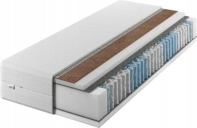 90x190-es kétoldalas matrac H3 és H4 Kokos kemény zsákrugós matrac