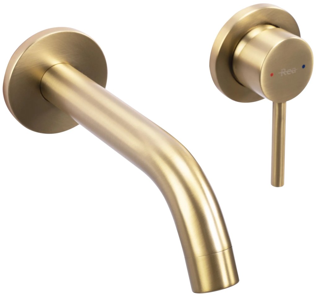 Falra szerelhető csaptelep Rea OWEN Gold Brush + BOX