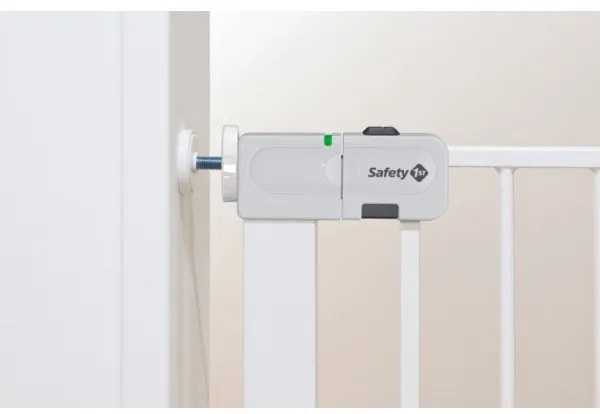 Safety 1st - AUTO CLOSE biztonsági ajtórács, fehér