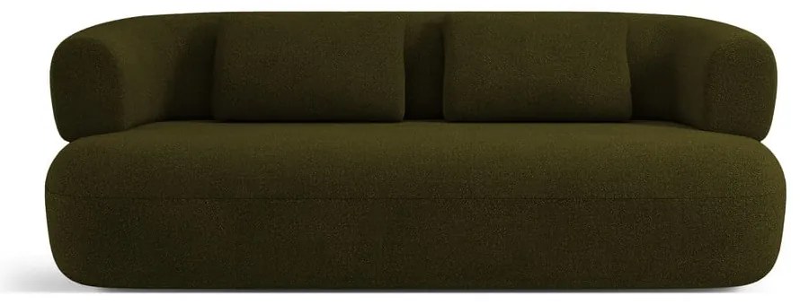 Zöld buklé kanapé 178 cm Jenny – Micadoni Home