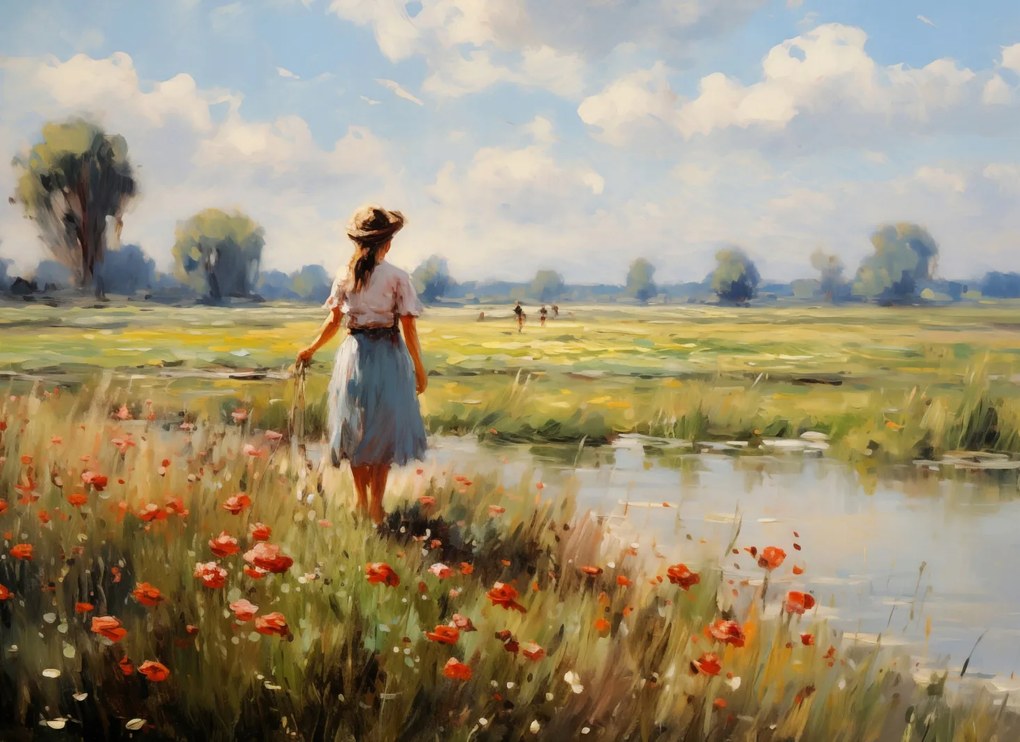 Poszter 55x40cm Vidéki nyugalom