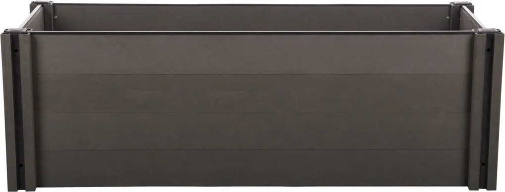Emelt virágágyás G21 Crop 143 x 68 x 54, WPC, Eben, 54 cm