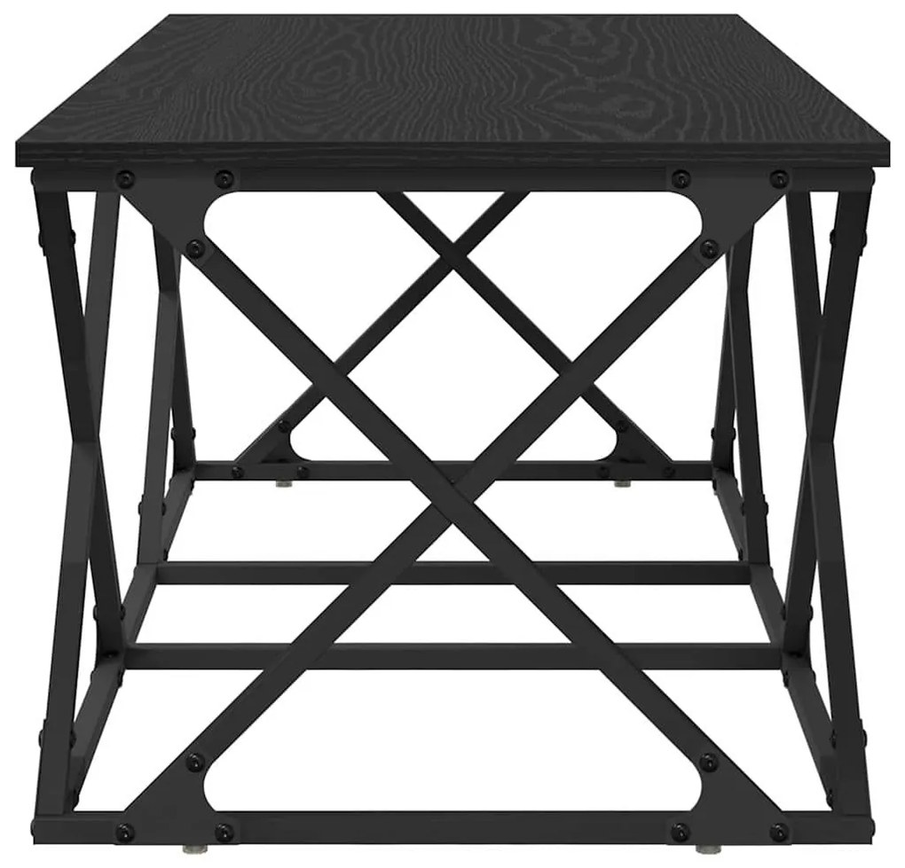 Dohányzóasztal Musta tammi 100 x 49 x 40 cm Faanyag