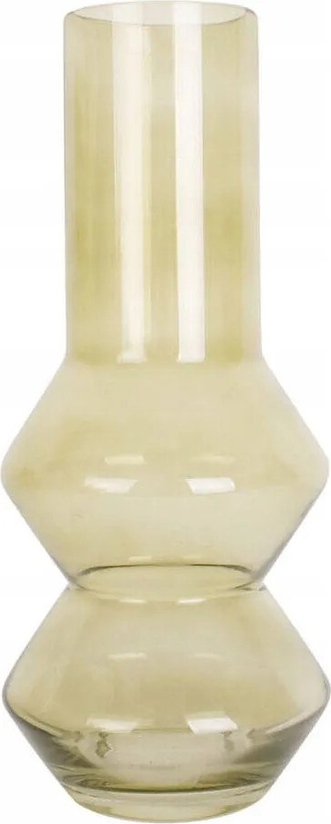 Gyertyatartó Zöld Üveg Magas Modern Elegáns Design Blush 30X13 CM