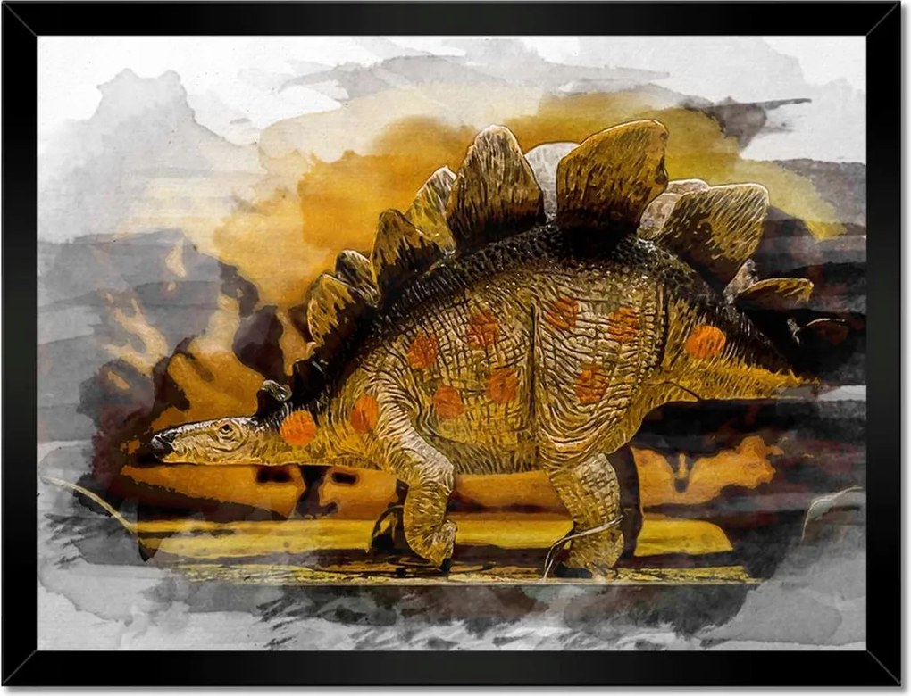 Poszterek keretben 40x30 Nagy dinoszaurusz portré