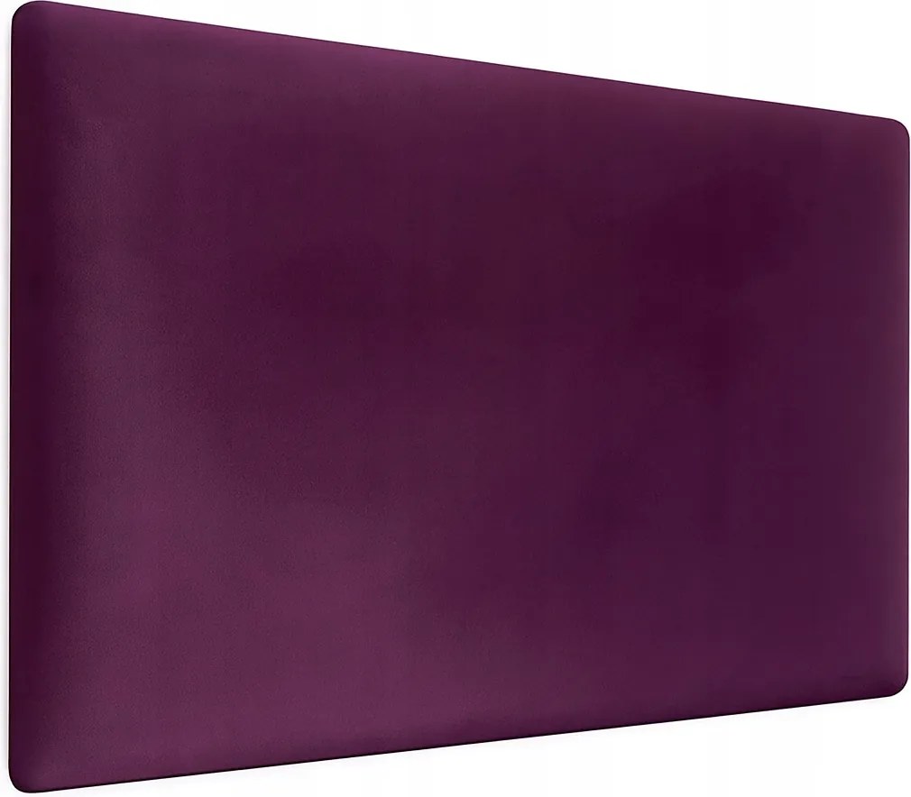 Falra Szerelhető Kárpitozott Panelek 50x30 cm Bordó Lila Velúr Fejtámla