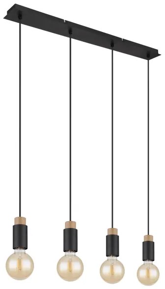 Globo 54045-4H - Csillár zsinóron MATTI 4xE27/40W/230V