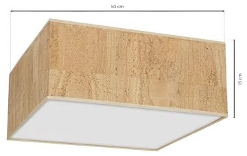 Mennyezeti lámpa CORK 3xE27/60W/230V