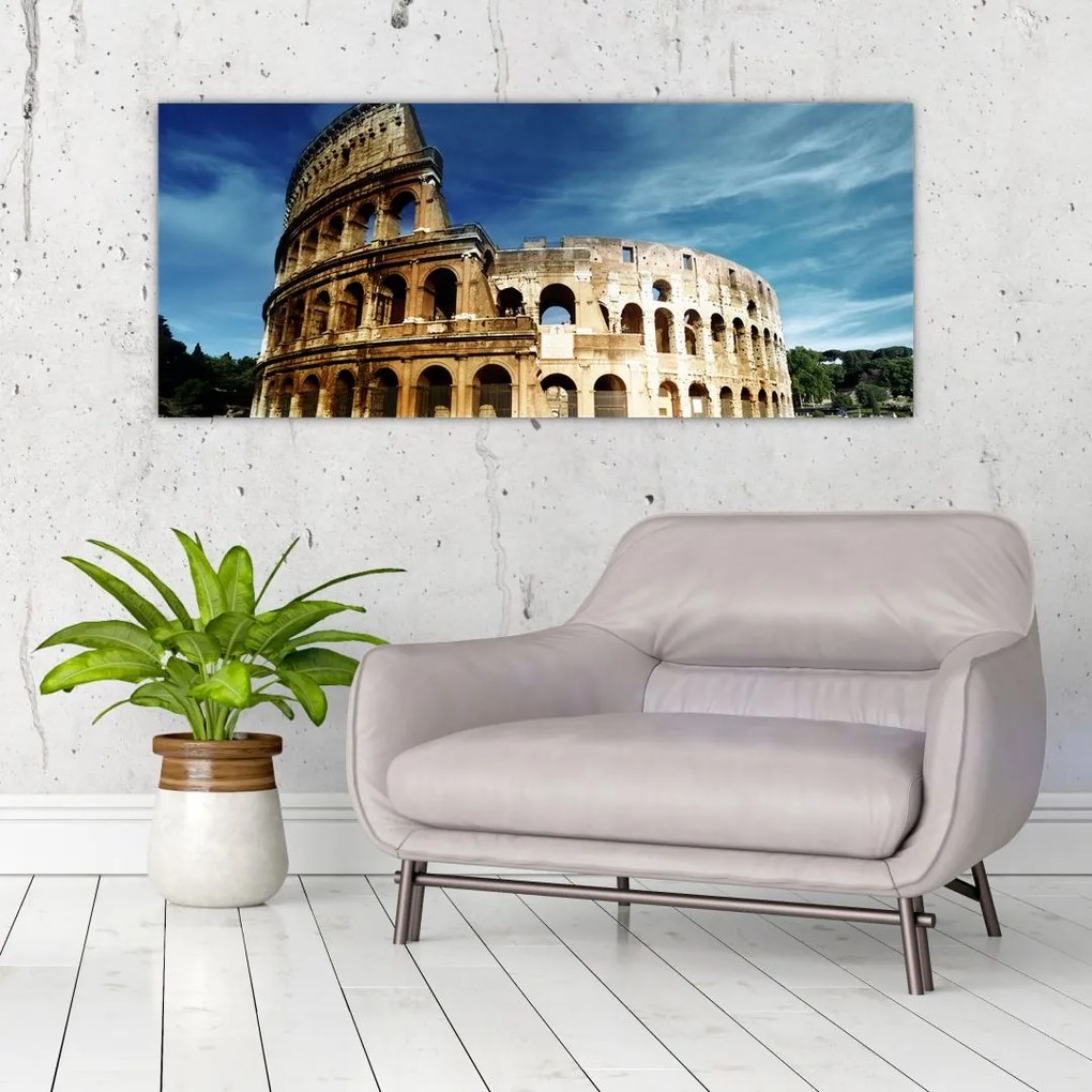 Kép - Colosseum Rómában, Olaszországban (120x50 cm)