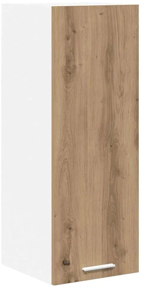 Függő szekrény Riga Artisan tölgy és fehér 30 x 31 x 80 cm