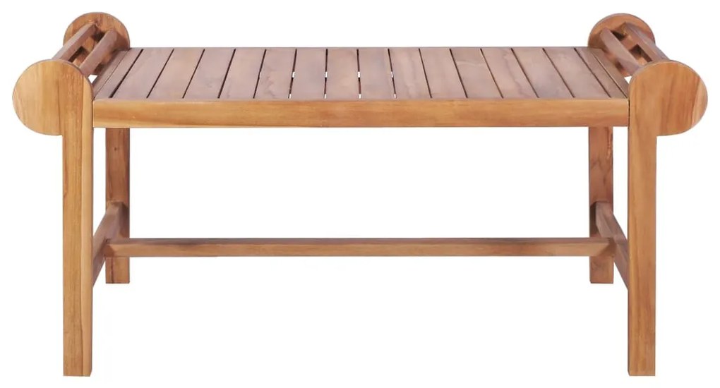 Tömör tíkfa dohányzóasztal 100 x 50 x 45 cm