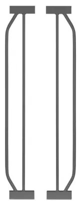 Lionelo - Biztonsági kapu TRUUS SLIM fekete/bézs