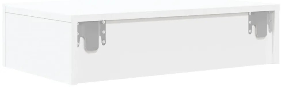fehér TV-szekrény LED-lámpákkal 60x35x15,5 cm