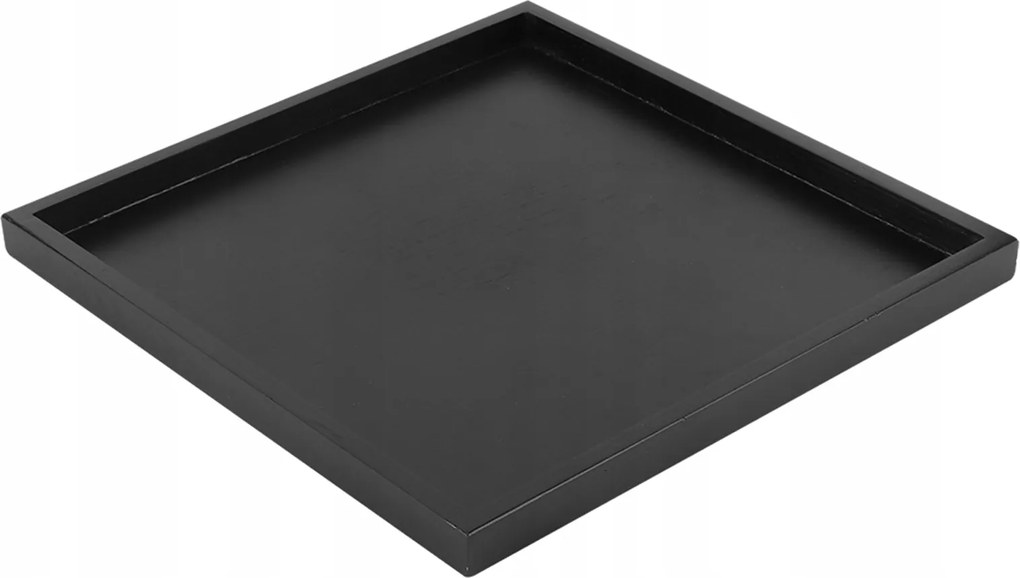 Tálaló Tálca Szögletes Fekete 30X30CM Fa