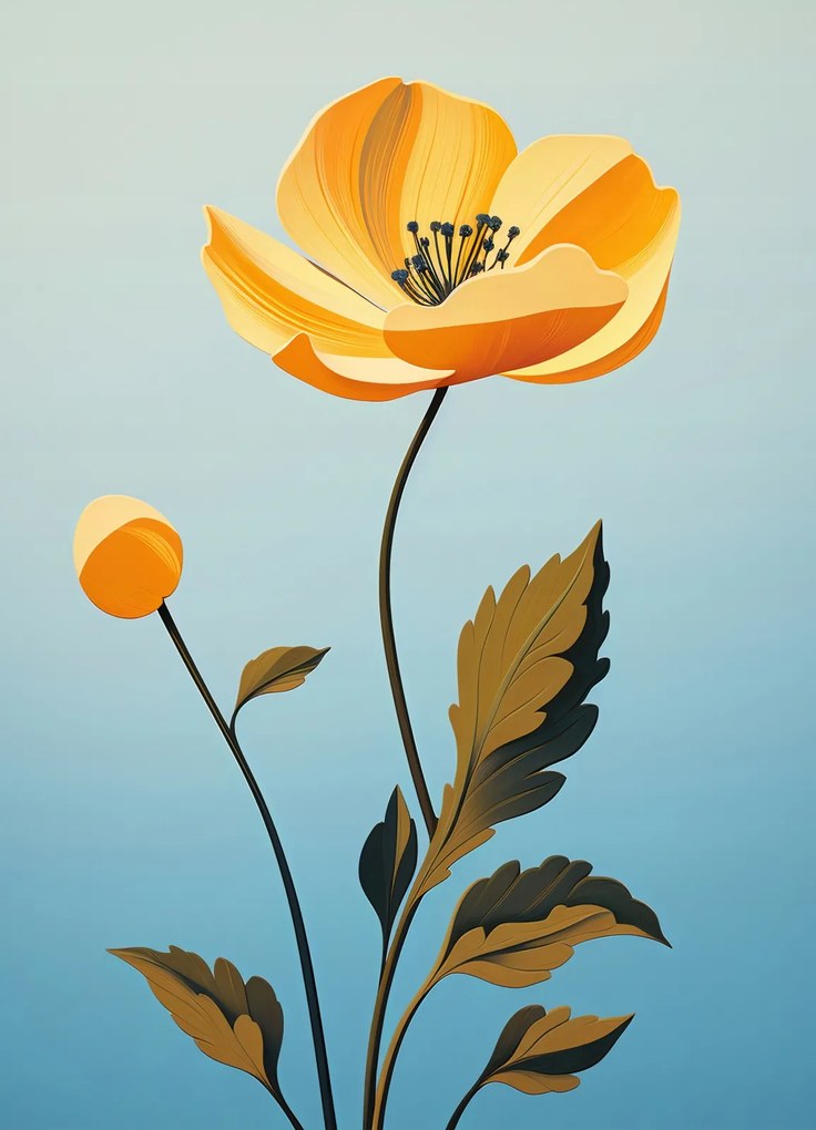 Poszter 20,5x28,4cm Reggeli sugarak