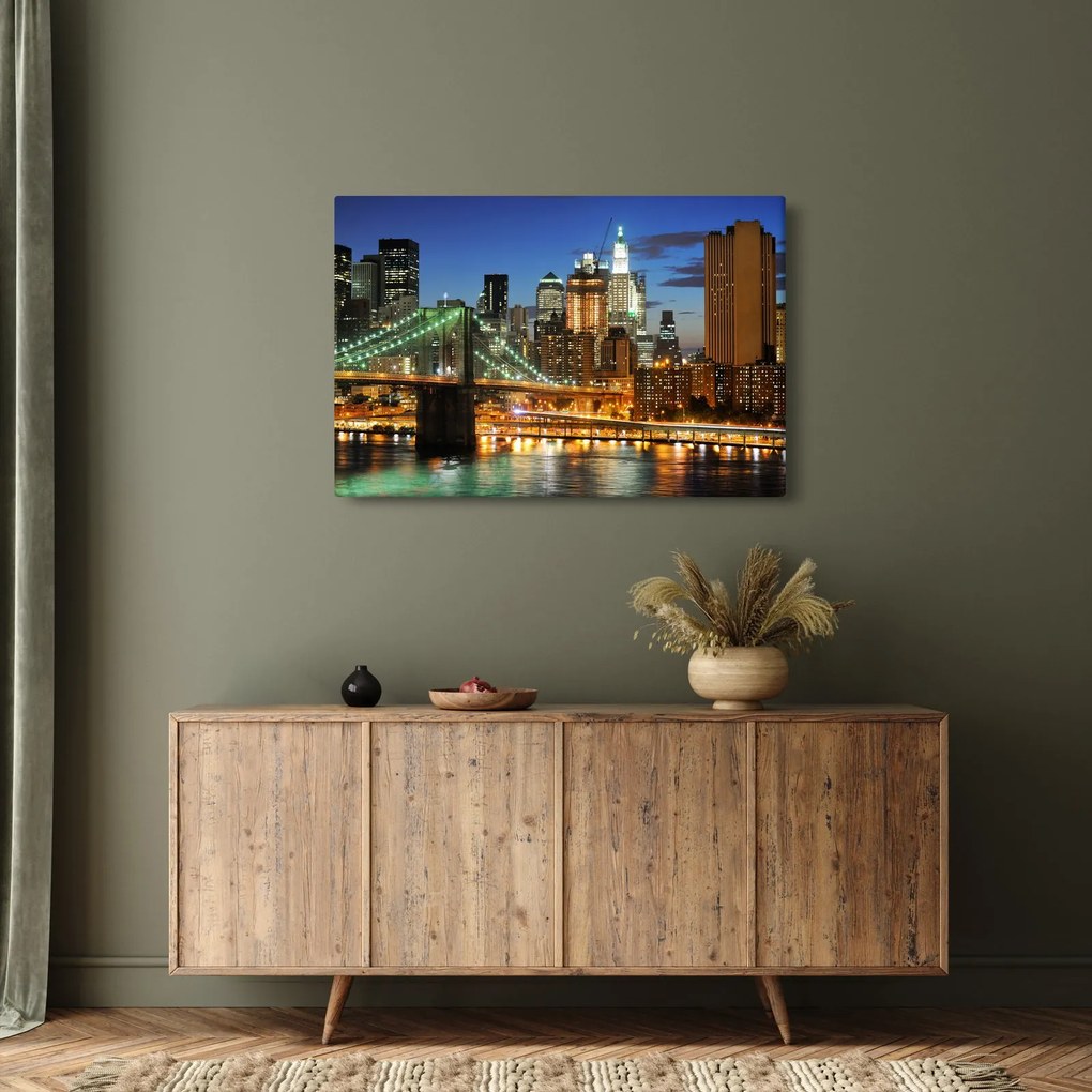 Kép - Híd New Yorkkal (90x60 cm)