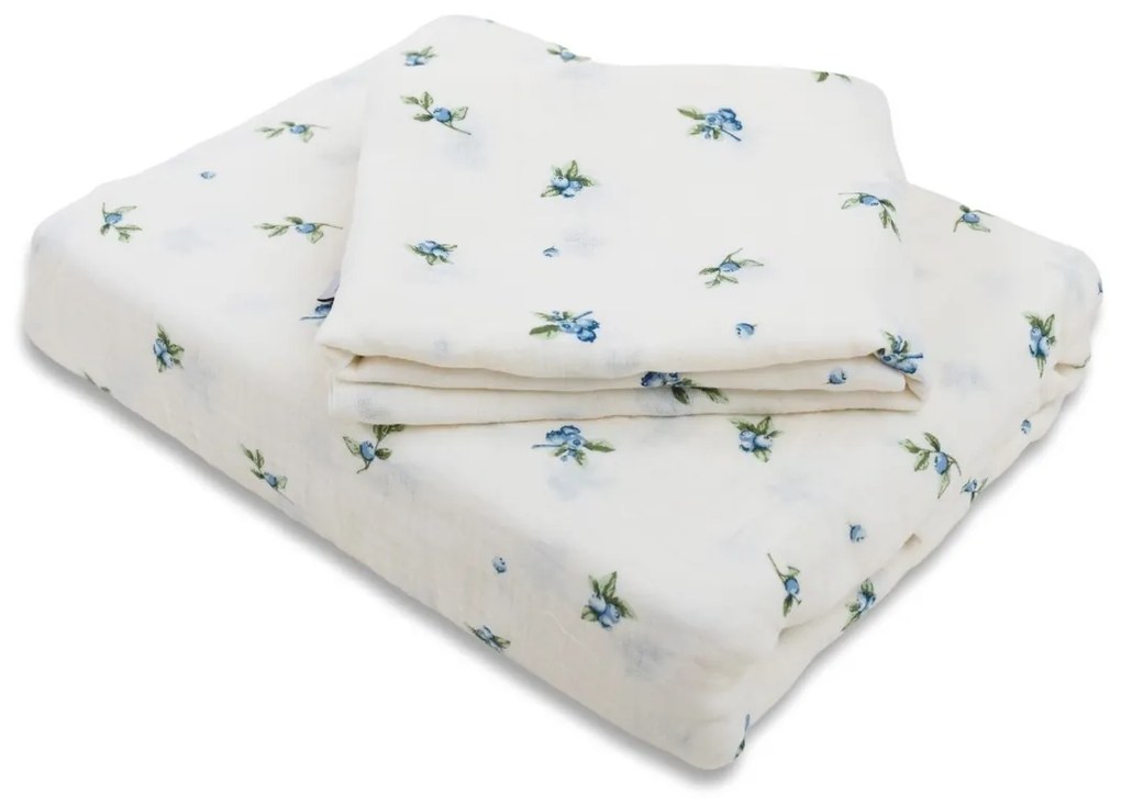 Matex Áfonya muszlin ágyneműhuzat, 140 x 200 cm, 70 x 90 cm