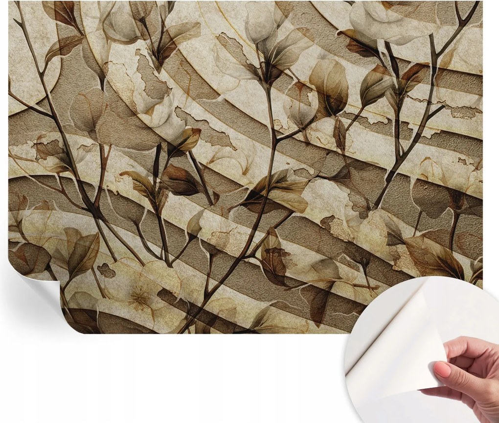 Mosható öntapadós fotótapéta étkezőbe Klasszikus növényvilág 208x146 cm