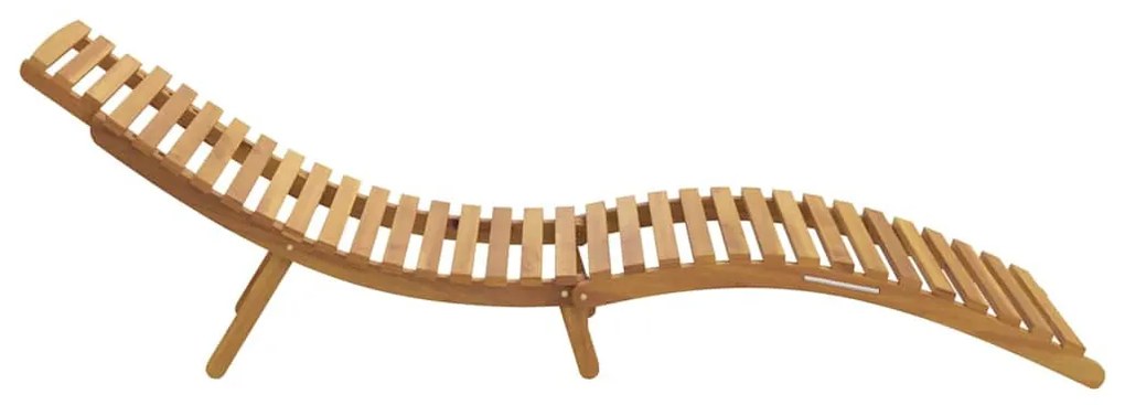 Napozó Barna 184 x 55 x 59 cm Tömör Teakfa