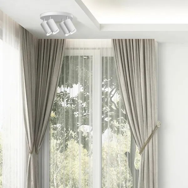 Fürdőszobai spotlámpa TURYN 4xGU10/10W/230V IP44 fehér