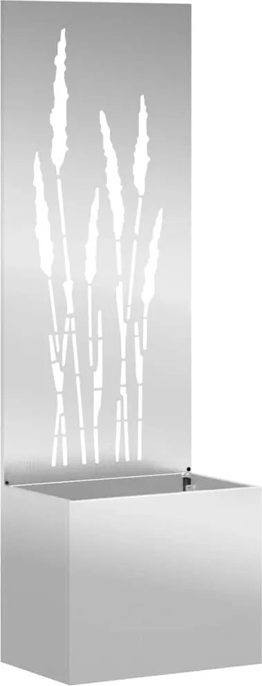 vidaXL Kertvédő vászon Ezüst 50 x 140 cm Horganyzott acél